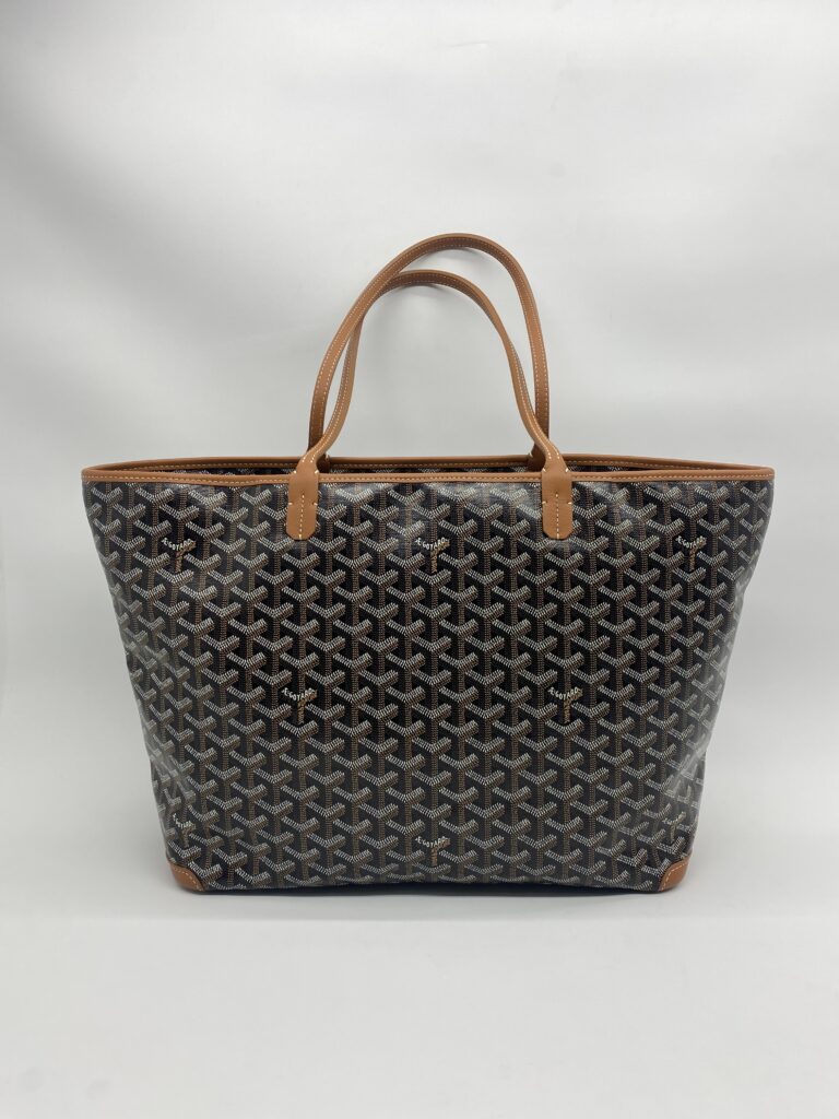 Goyard Artois MM Goyardine Noir Tan