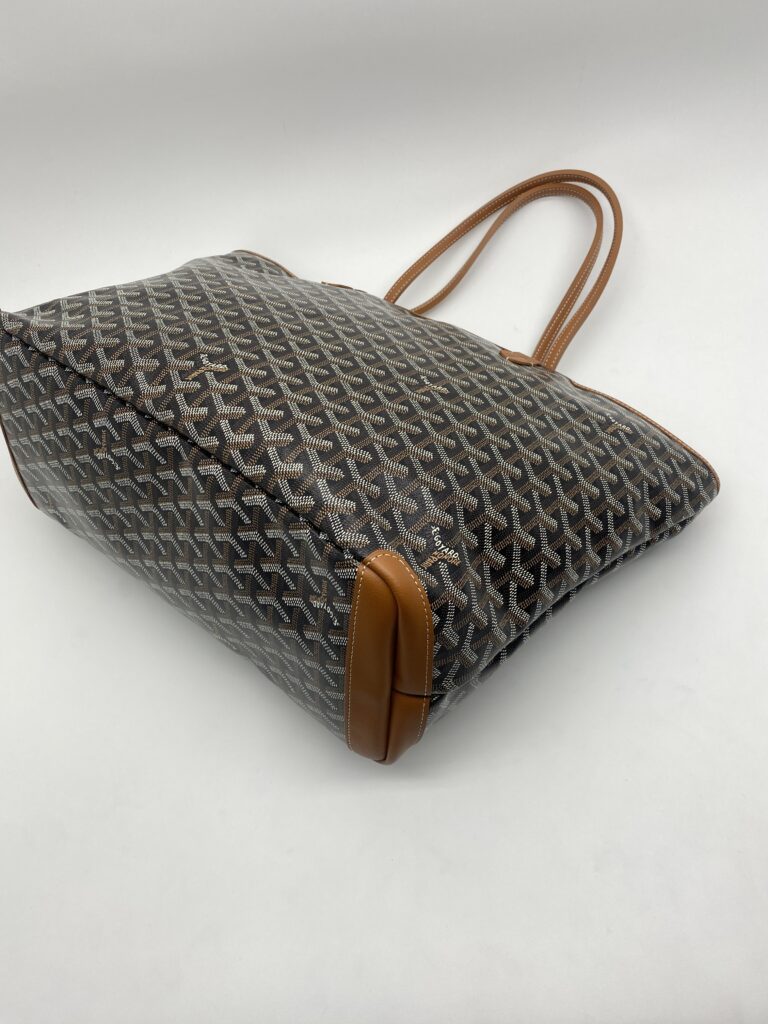 Goyard Artois MM Goyardine Noir Tan