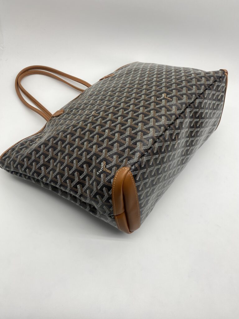 Goyard Artois MM Goyardine Noir Tan