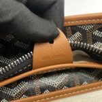 Goyard Artois MM Goyardine Noir Tan