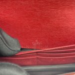 Gucci Wallet On Chain Leather Red Blooms SHW