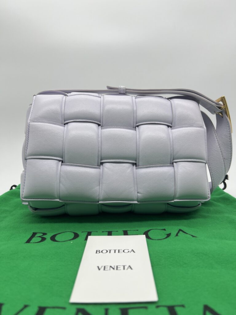 Bottega Veneta Padded Cassette Lilac GHW