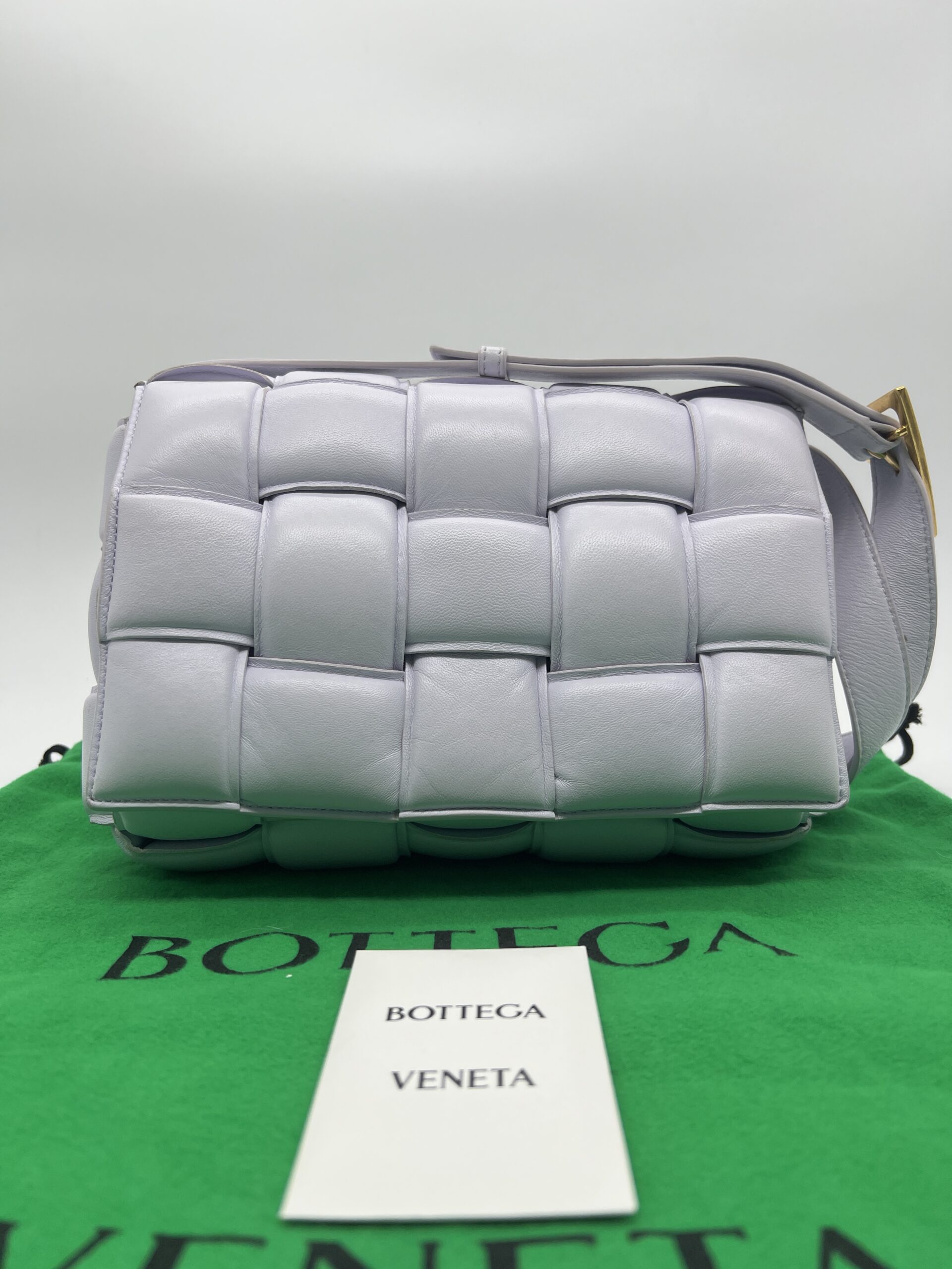 Bottega Veneta Padded Cassette Lilac GHW