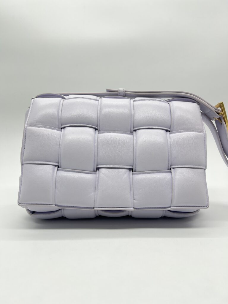 Bottega Veneta Padded Cassette Lilac GHW