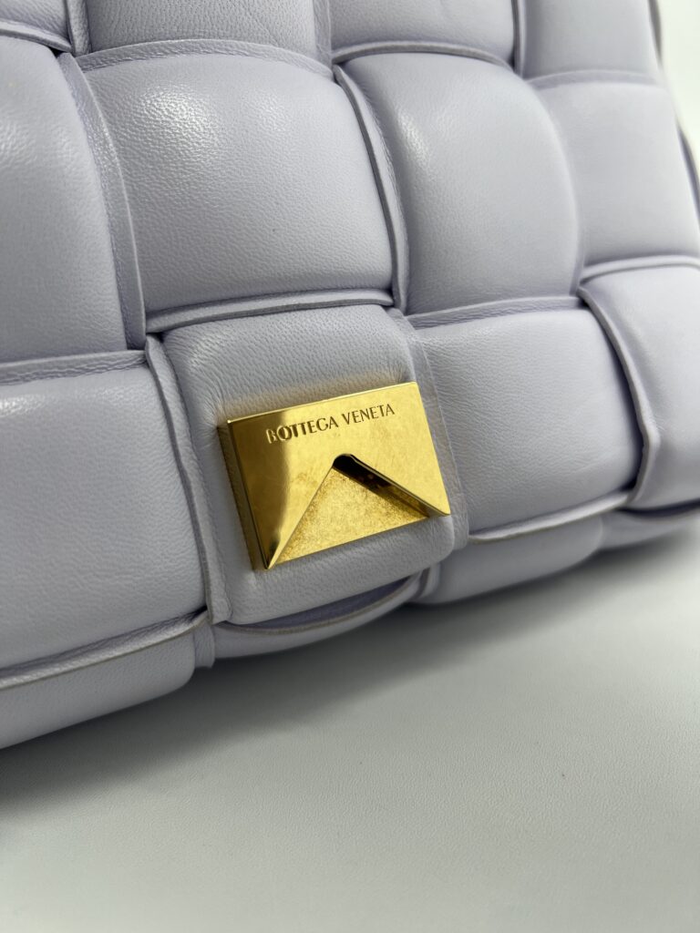 Bottega Veneta Padded Cassette Lilac GHW