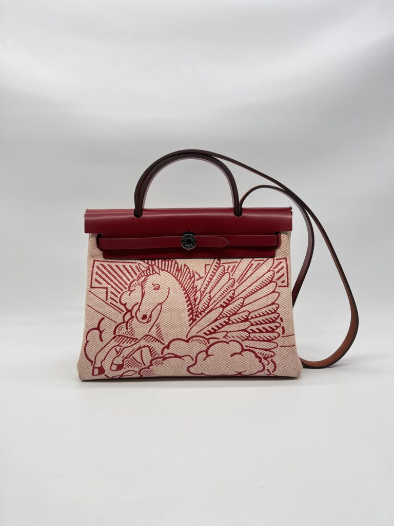 Hermes Herbag 31 Pegase Pop Vache Hunter R Piment PHW