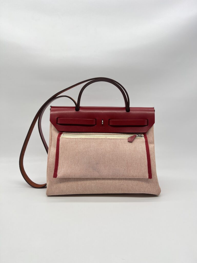 Hermes Herbag 31 Pegase Pop Vache Hunter R Piment PHW