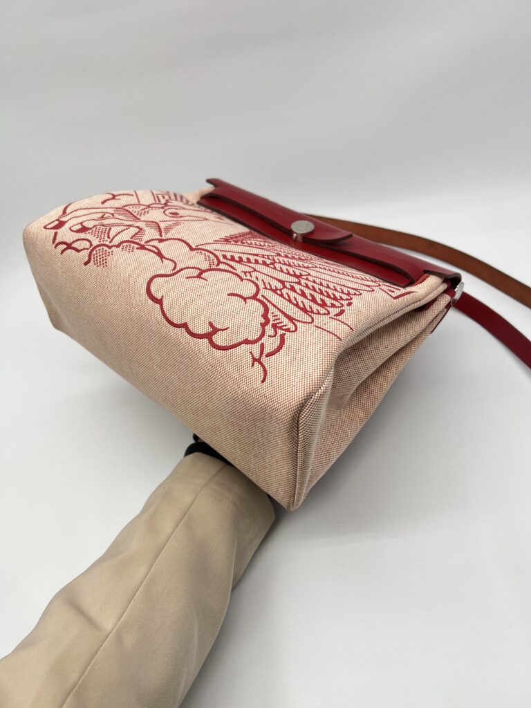 Hermes Herbag 31 Pegase Pop Vache Hunter R Piment PHW
