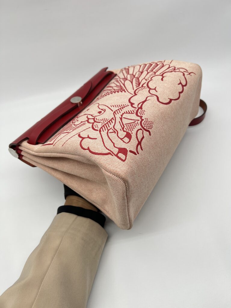 Hermes Herbag 31 Pegase Pop Vache Hunter R Piment PHW