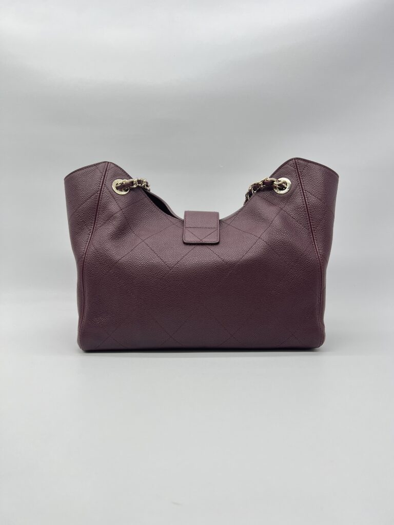 Chanel Shopping Bag Caviar Bordeaux GHW