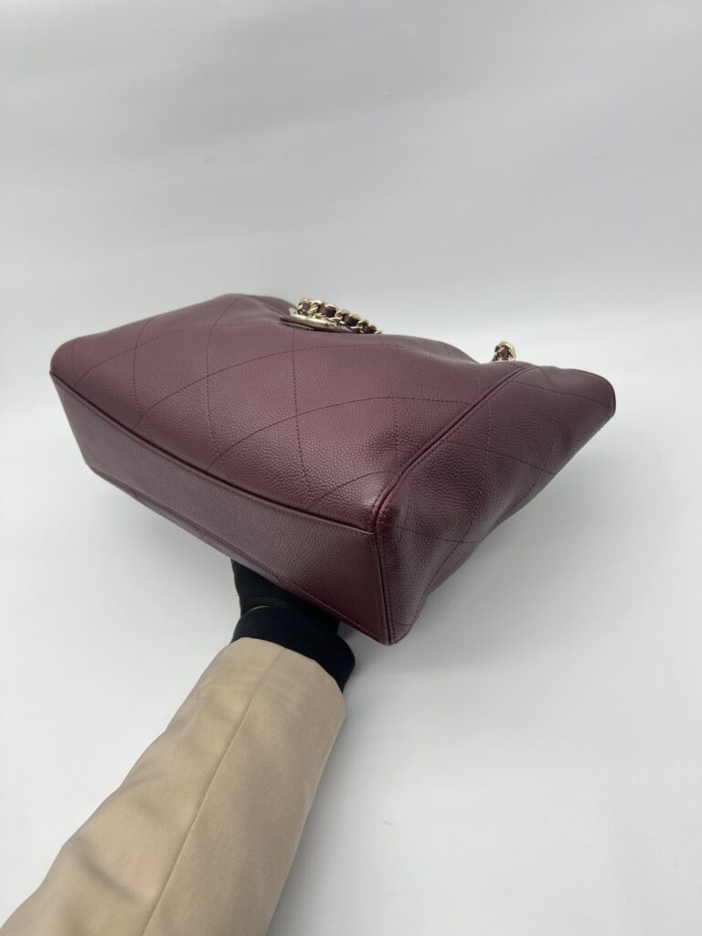 Chanel Shopping Bag Caviar Bordeaux GHW