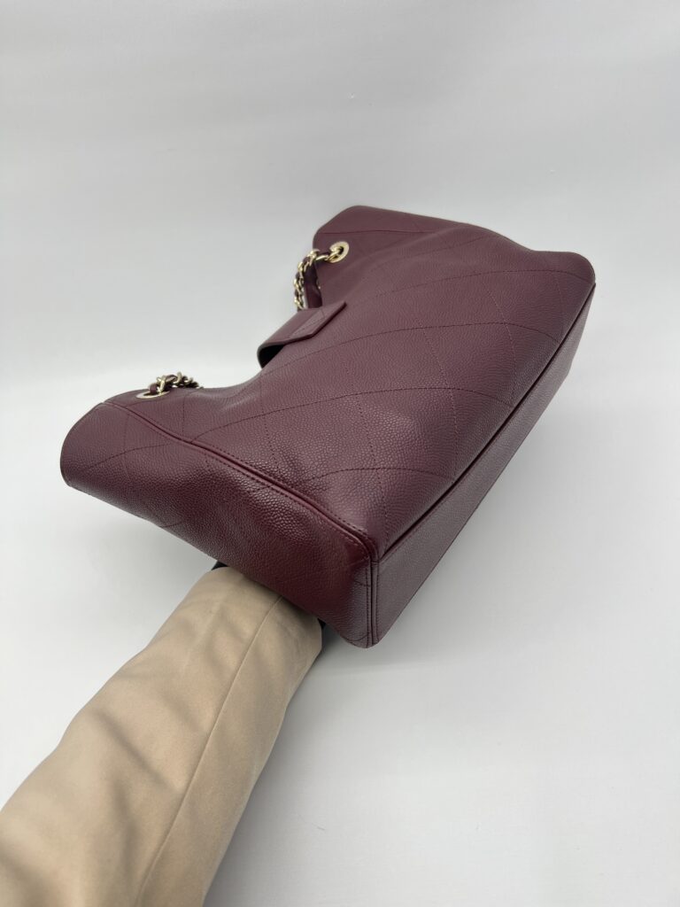 Chanel Shopping Bag Caviar Bordeaux GHW