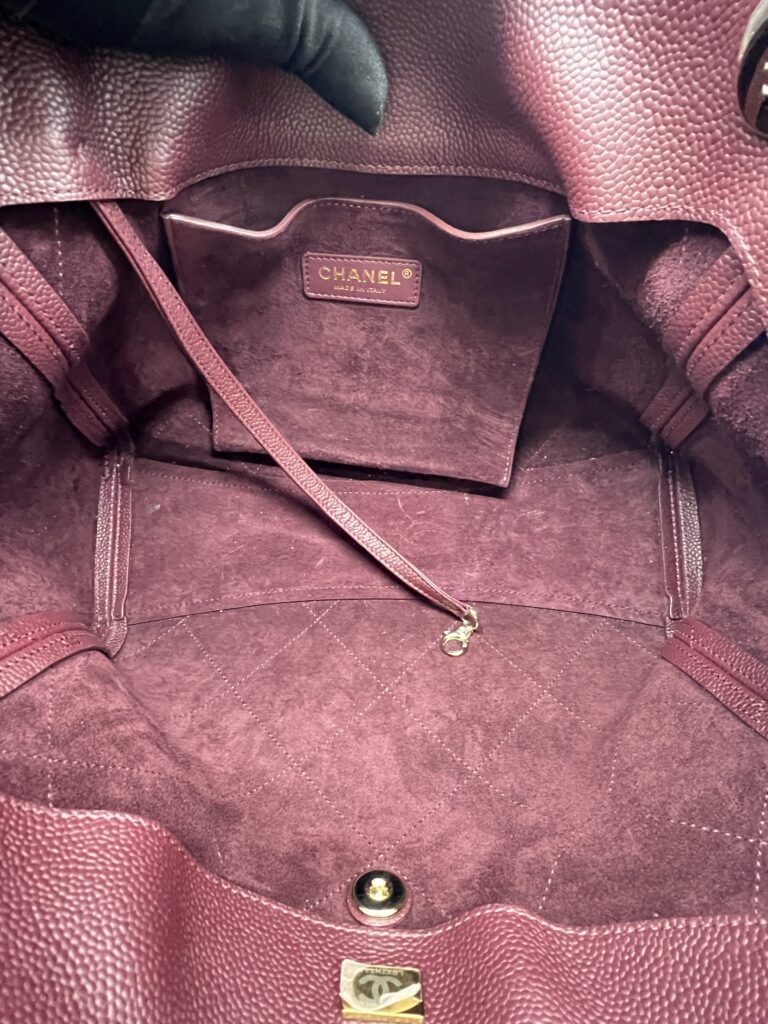 Chanel Shopping Bag Caviar Bordeaux GHW