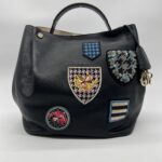 Dior Diorific Bucket Bag Patch Black GHW