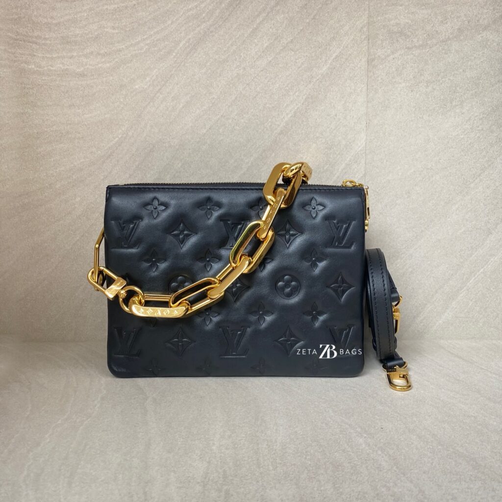 Louis Vuitton Coussin BB Monogram Embossed Black GHW