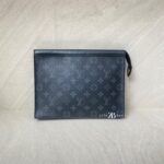 Louis Vuitton Pochette Voyage MM Monogram Eclipse SHW