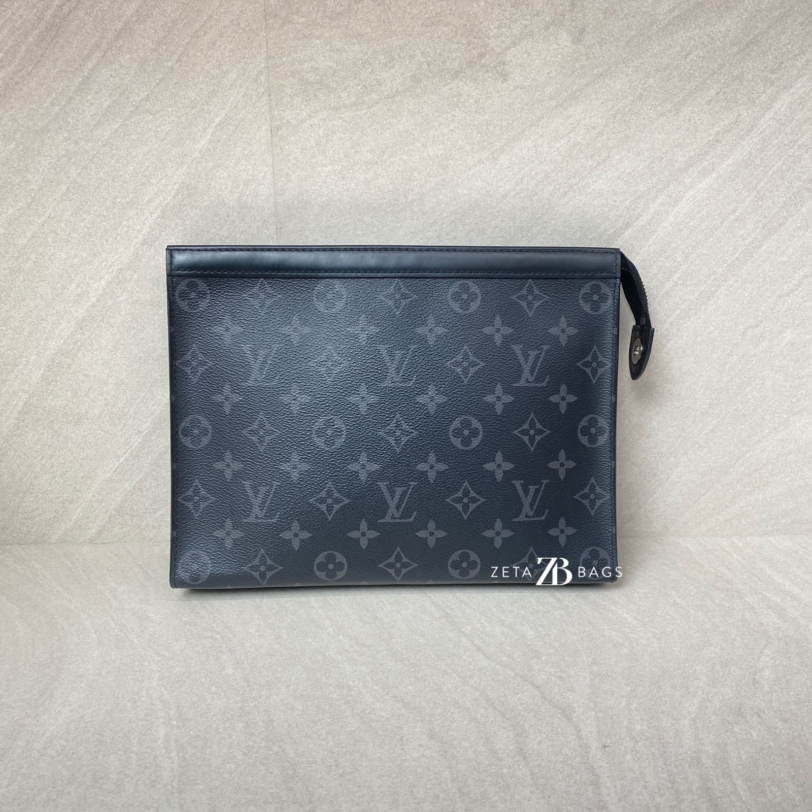 Louis Vuitton Pochette Voyage MM Monogram Eclipse SHW