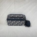 Dior Safari Belt Bag Canvas Oblique Blue SHW