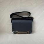 Hermes Geta Chevre Noir GHW