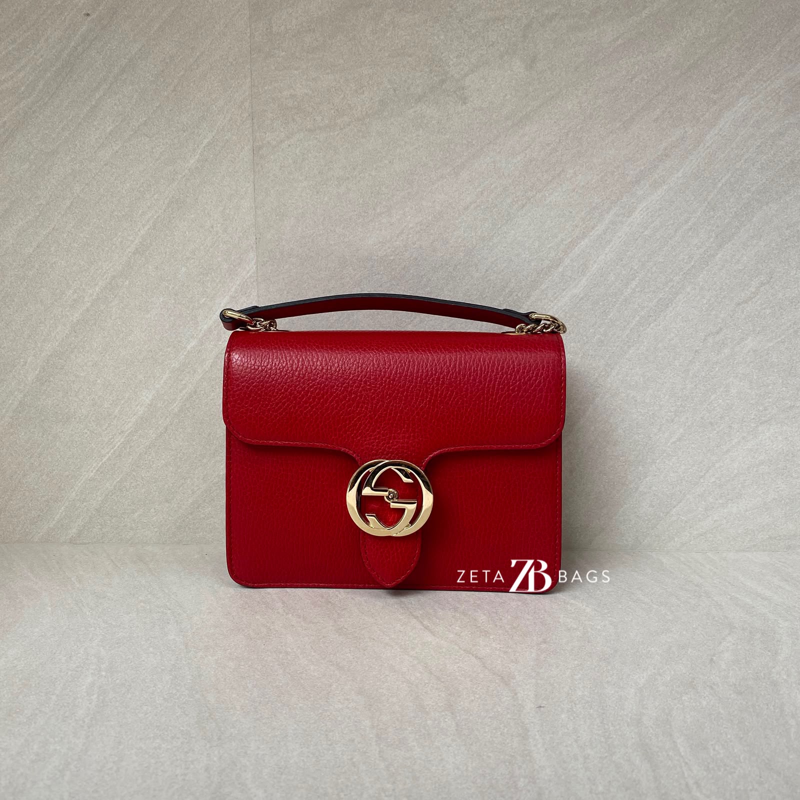 Gucci GG Interlocking Red GHW