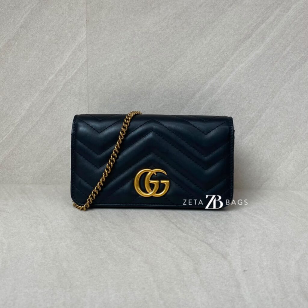 Gucci GG Marmont WOC Black GHW