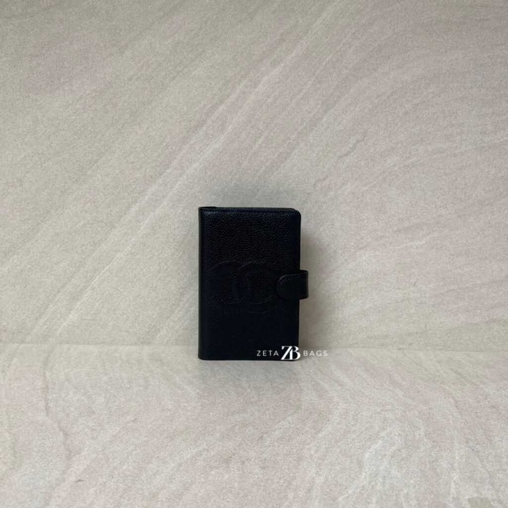 Chanel Ring Agenda Planner Caviar Black GHW