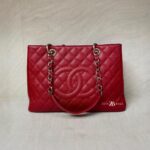 Chanel GST Caviar Red SHW