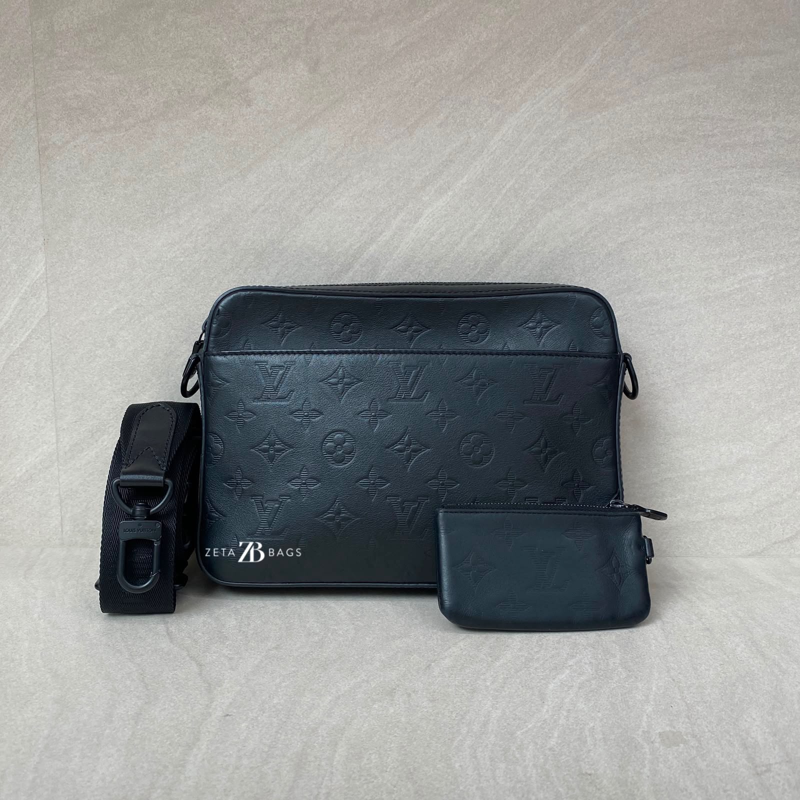 Louis Vuitton Duo Messenger Monogram Shadow Noir