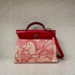Hermes Herbag 31 Pegase Pop Vache Hunter R Piment PHW