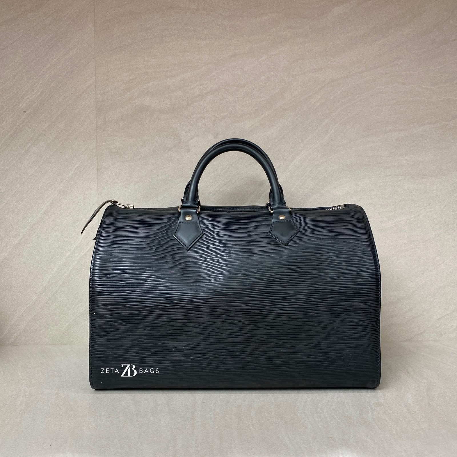 Louis Vuitton Speedy 30 Epi Black SHW