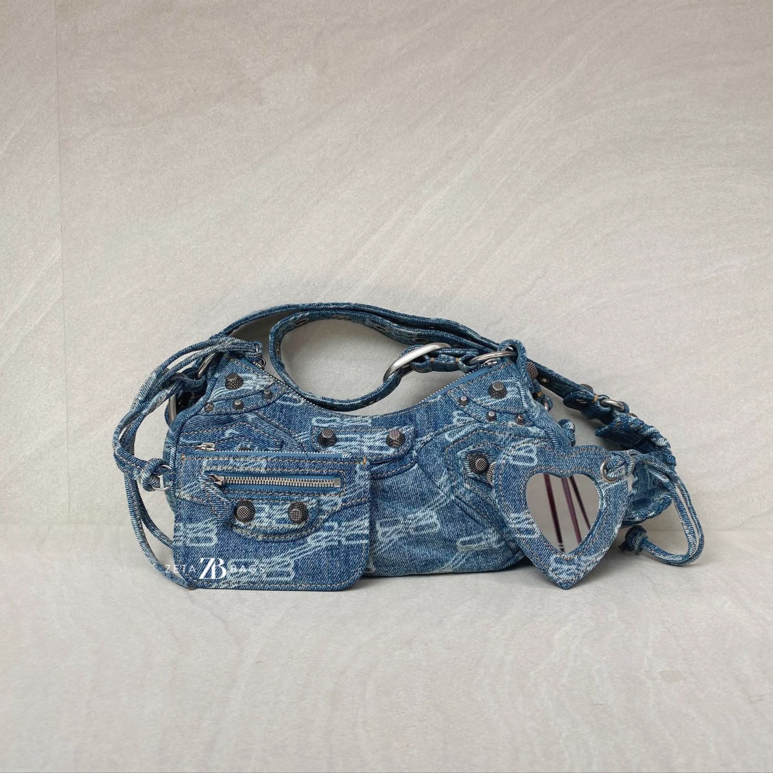Balenciaga Le Cagole Xs Denim Blue SHW