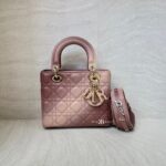 Dior Lady Dior Small Gradient Lambskin Nude Mauve LGHW