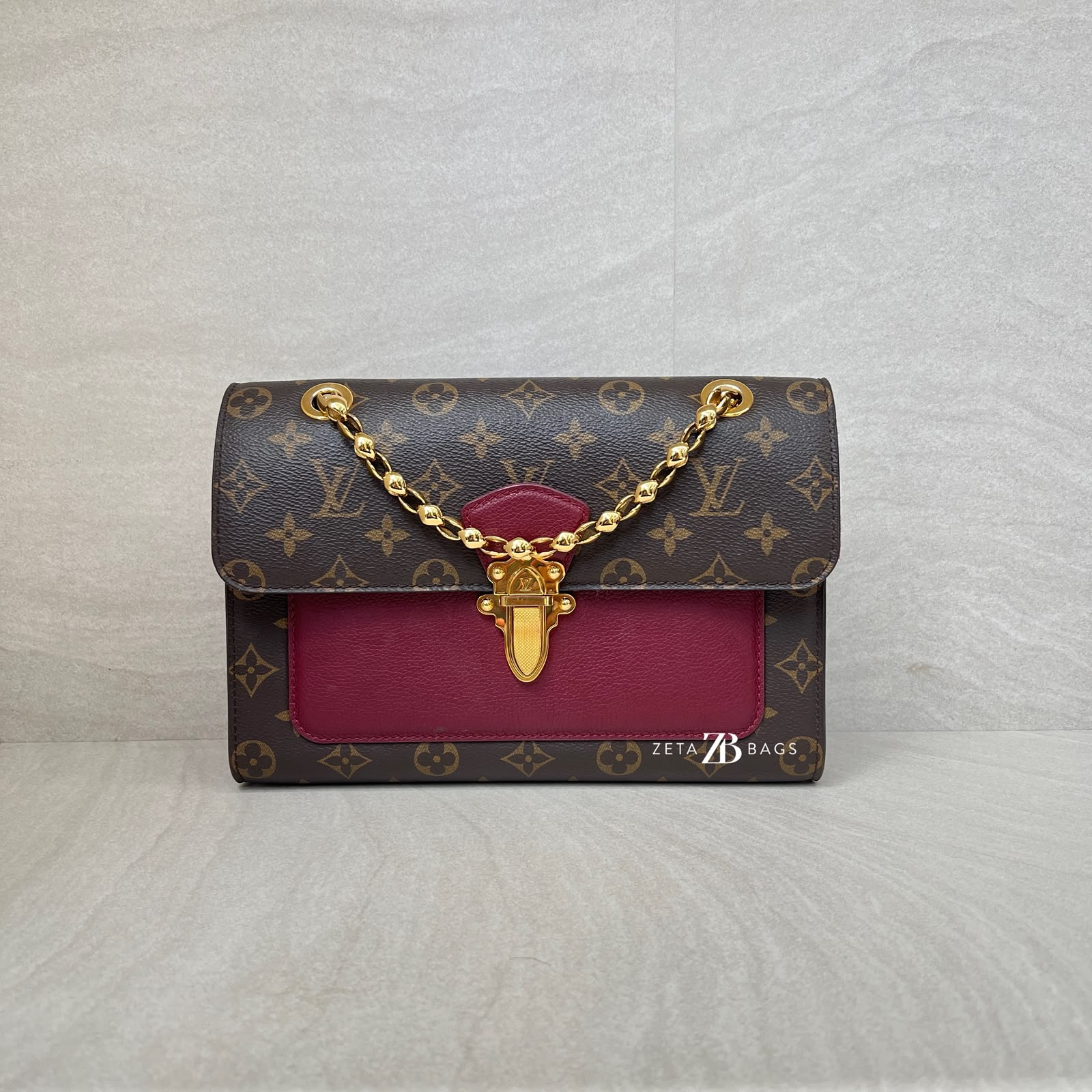 Louis Vuitton Victoire Monogram Raisin GHW