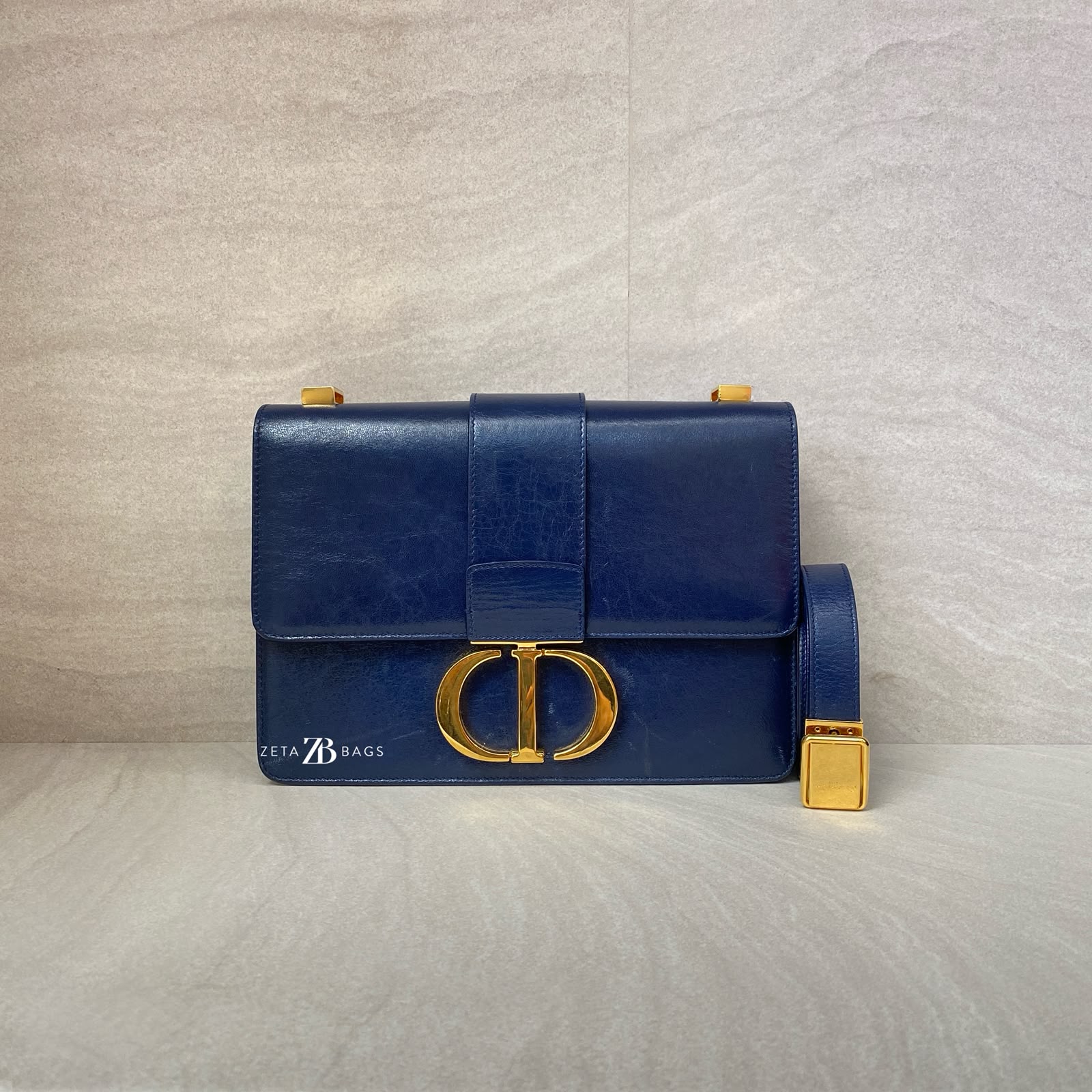 Dior 30 Montaigne Navy GHW
