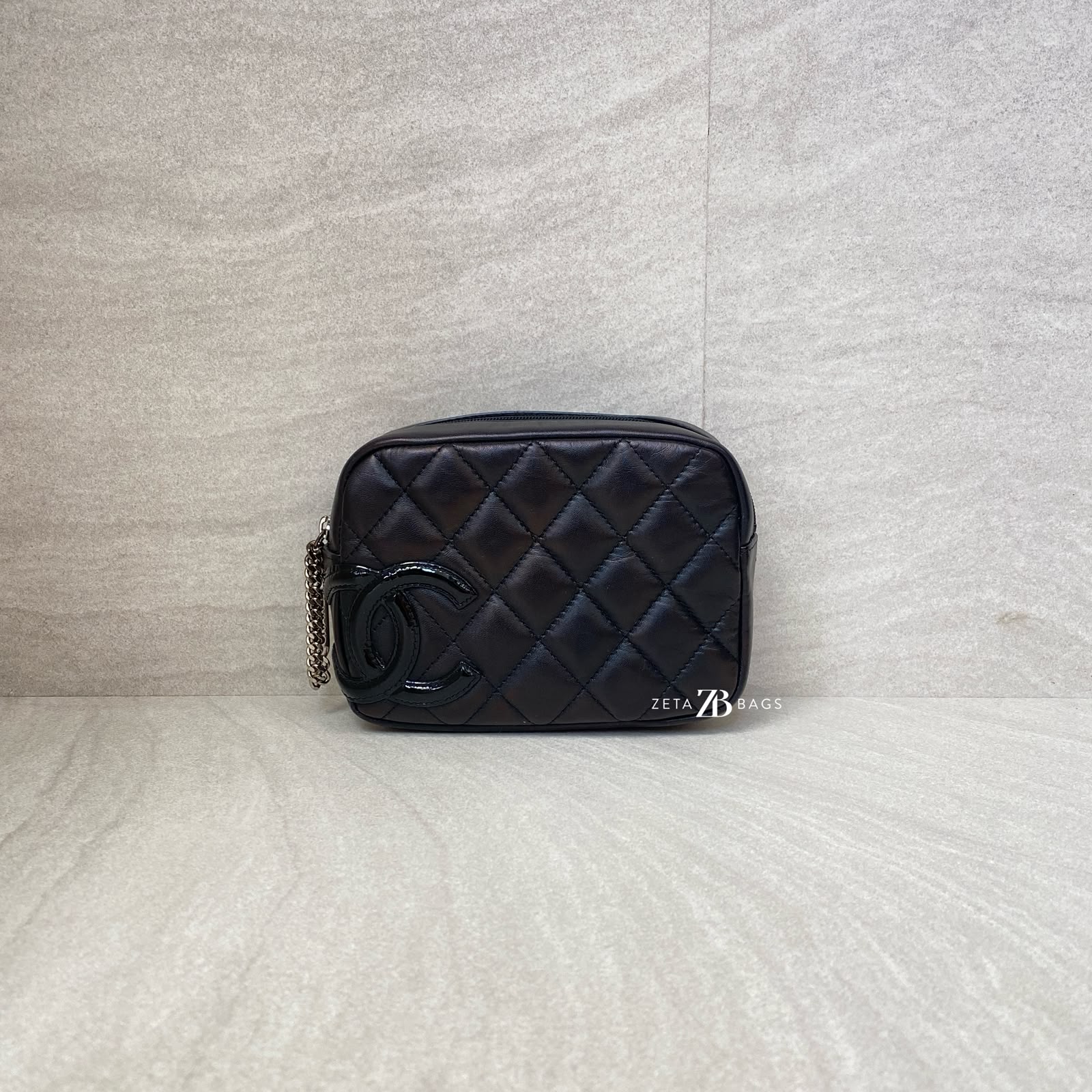 Chanel Cambon Cosmetic Black SHW