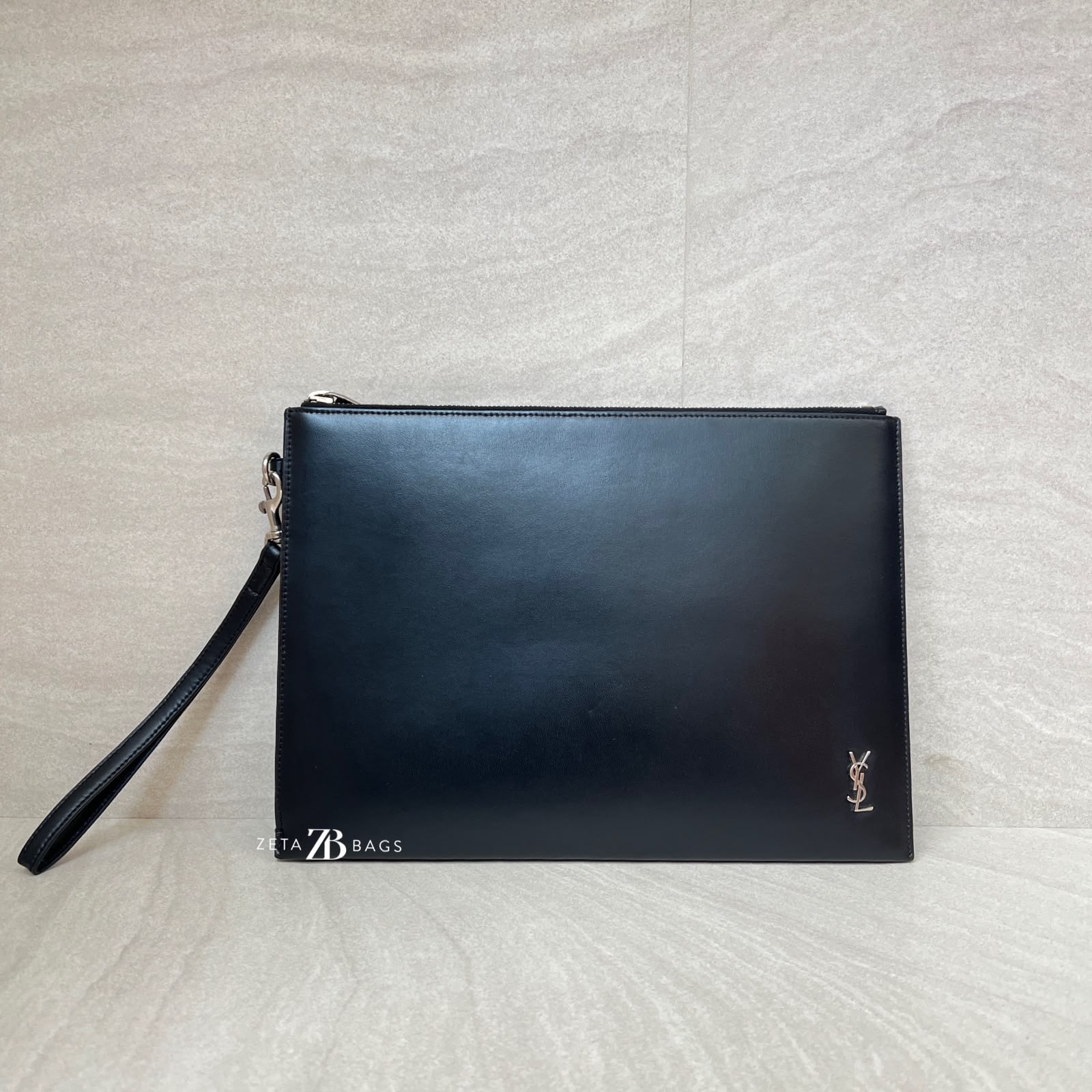 Saint Laurent I Pad Holder Black SHW