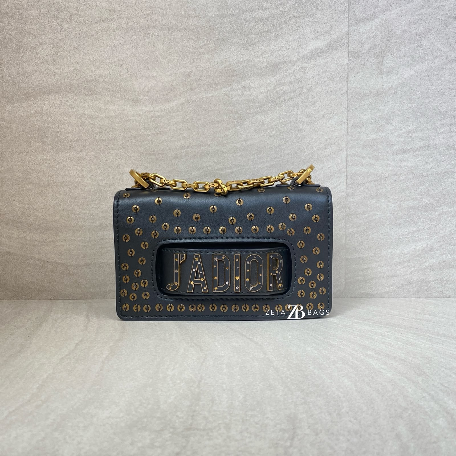 Dior J’Adior Flap Mini Black Beads GHW