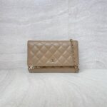 Chanel WOC Caviar Brown GHW