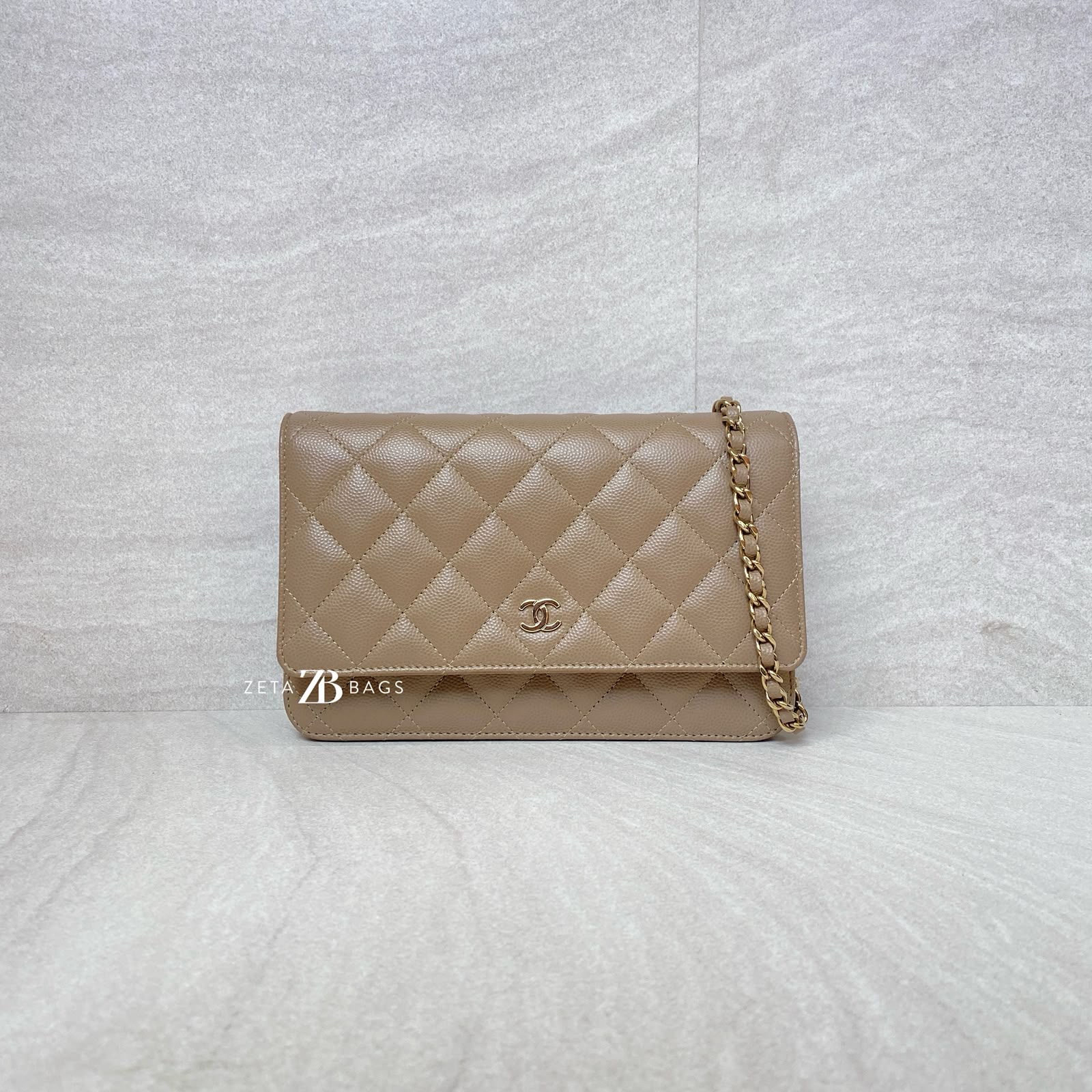 Chanel WOC Caviar Brown GHW