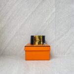 Hermes Kelly Dog Croco Noir GHW