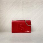 Gucci soho Wallet On Chain Red GHW