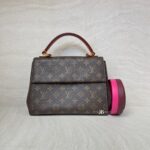 Louis Vuitton Cluny BB Monogram Bordeaux Fuchsia GHW