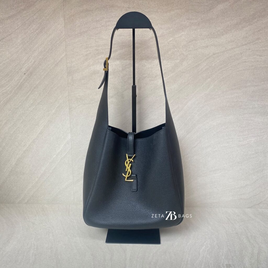Saint Laurent LE 5 A 7 BEA Grained Leather Black GHW