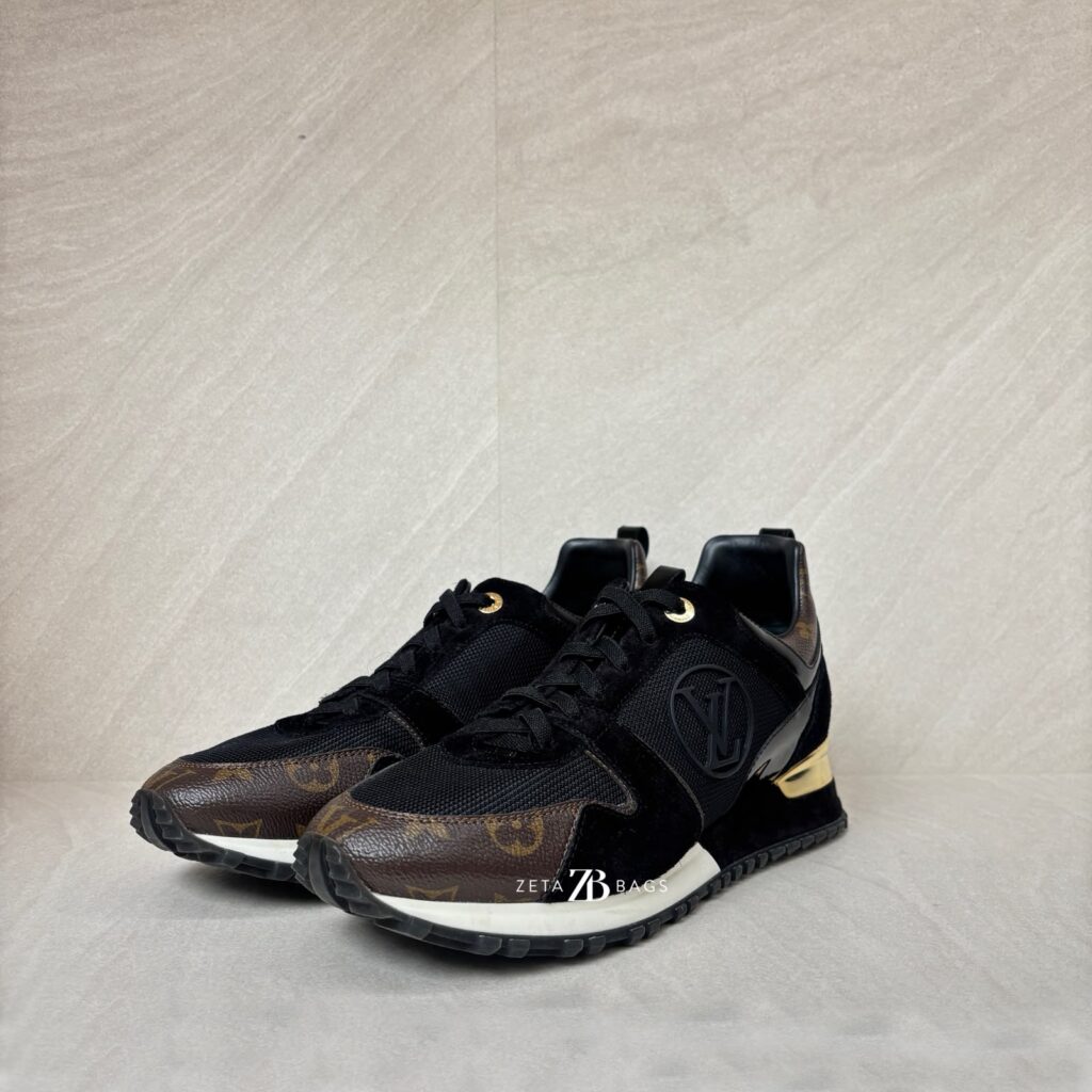 Louis Vuitton Runaway Sneaker Monogram Mesh Suede Noir