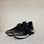 Louis Vuitton Runaway Sneaker Monogram Mesh Suede Noir