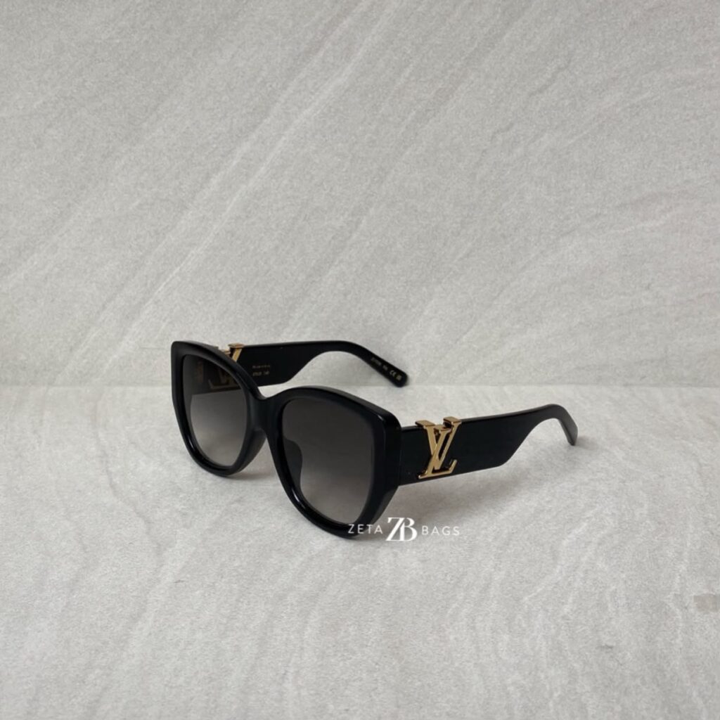 Louis Vuitton Sunglasses Icon Cat Eye Z1733E Black GHW