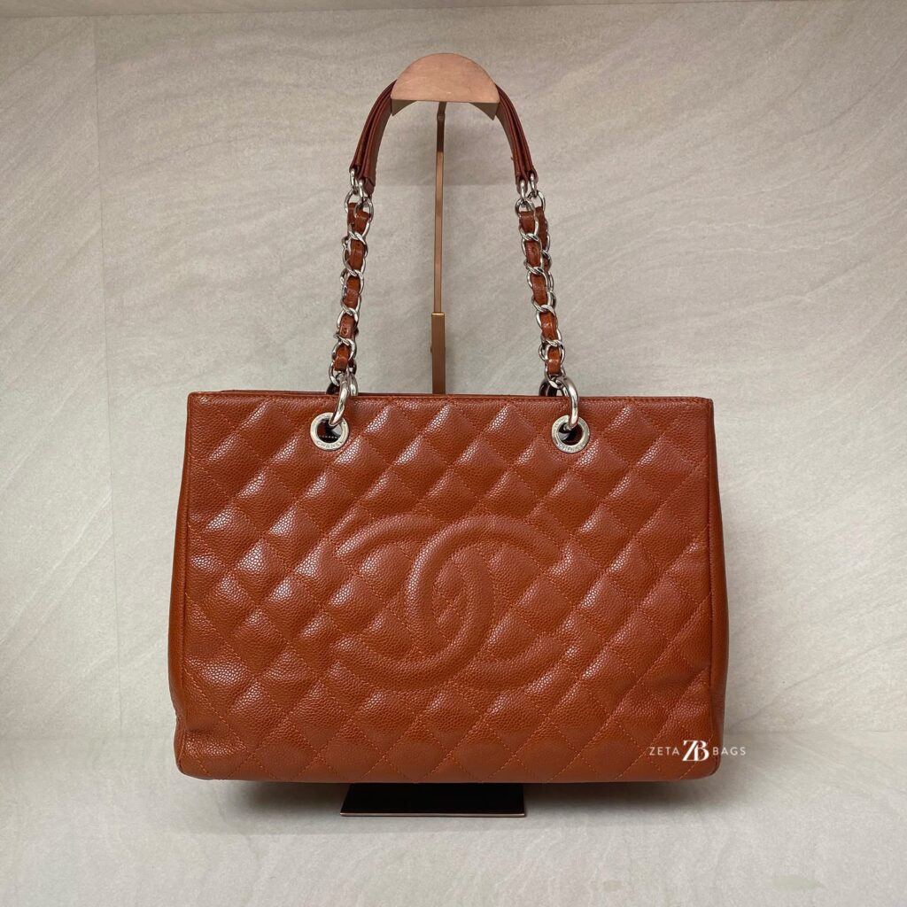 Chanel GST Caviar Brown Cognac SHW