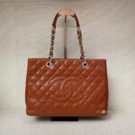 Chanel GST Caviar Brown Cognac SHW