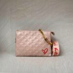 Louis Vuitton Coussin PM Fall In Love Embossed Lambskin Pink GHW