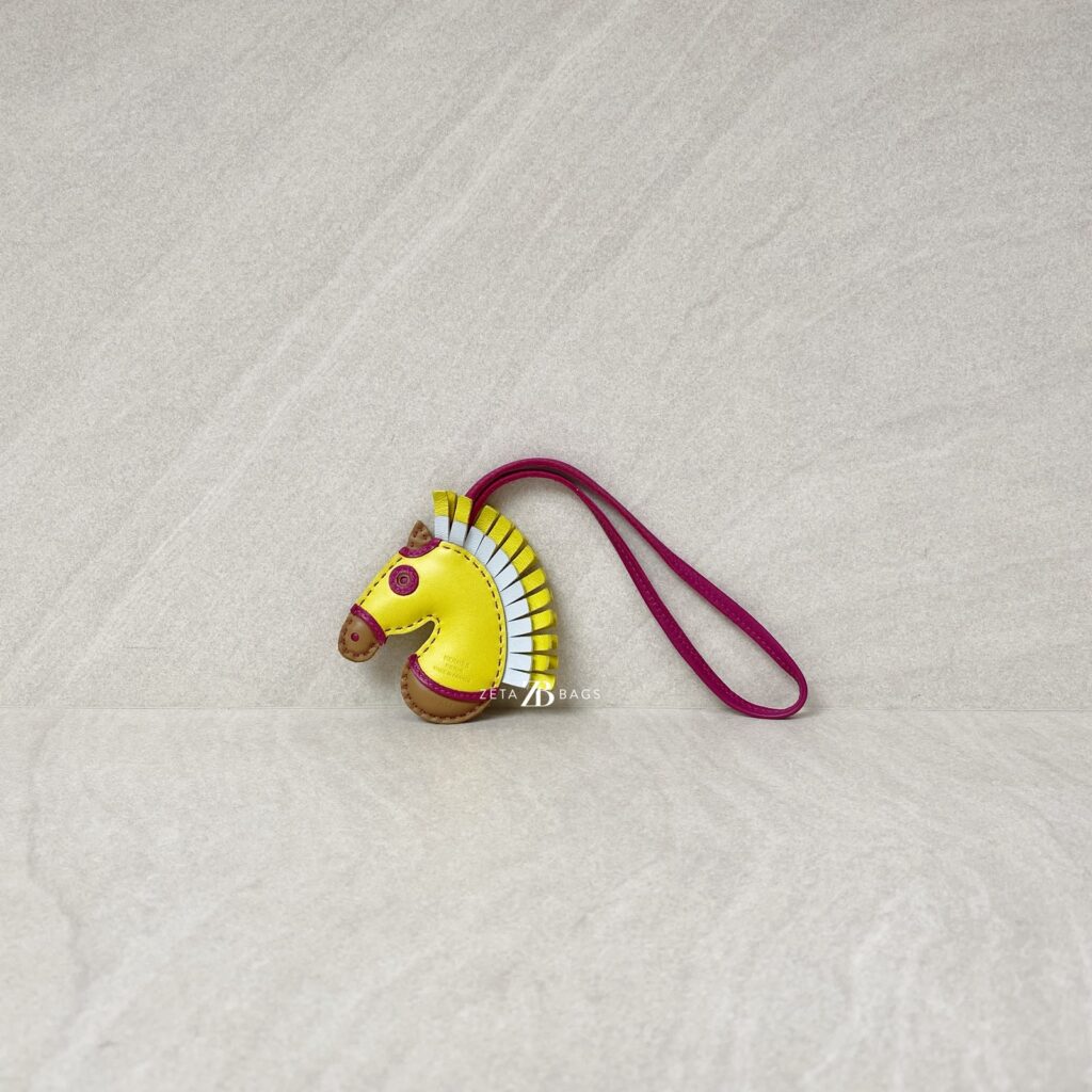 Hermes Rodeo Geegee Jaune/Fuchsia/Gris